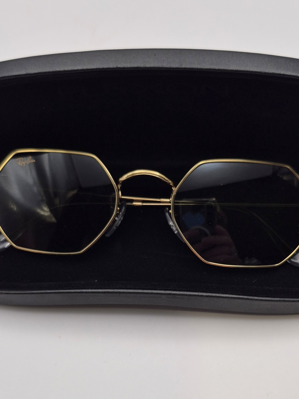 Ray-Ban Octagon Sunglasses RB1972 9196/31 Legend Gold Frame G-15 Lenses 53mm